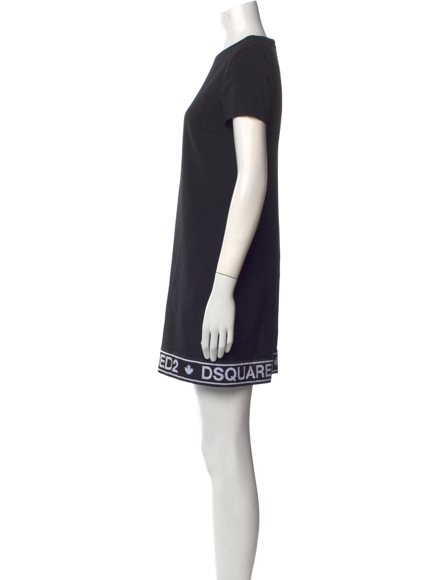 Dsquared² Virgin Wool Mini Dress