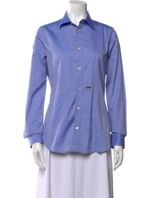 Dsquared² Long Sleeve Button-Up Top