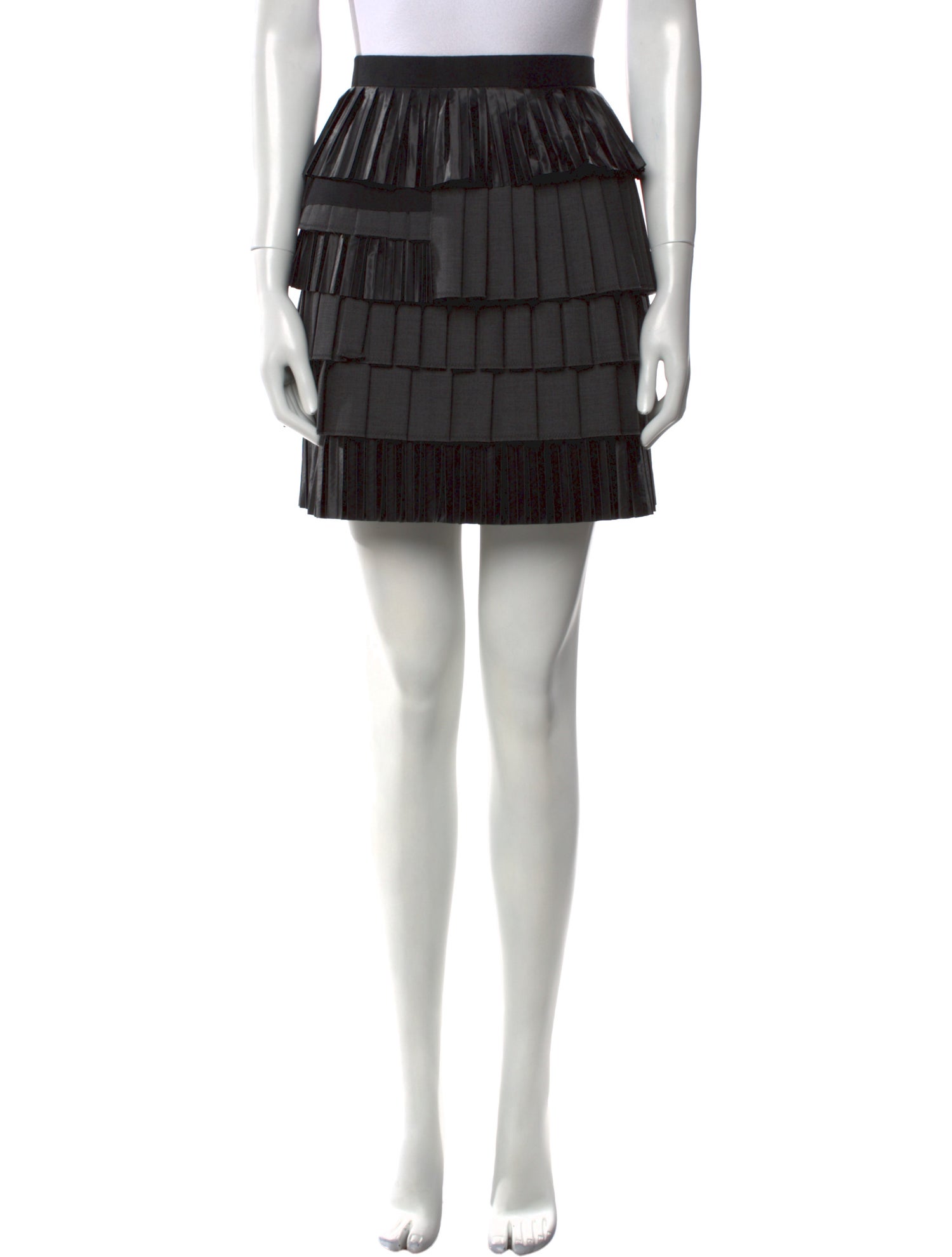 Dsquared² Pleated Accents Mini Skirt