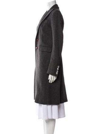 Dsquared² Wool Fur Coat