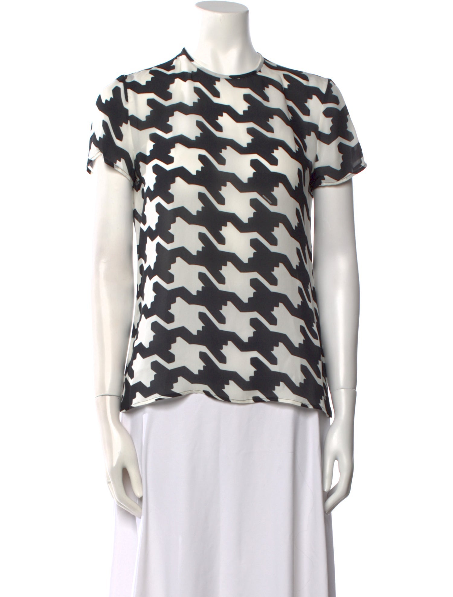 Dsquared² Silk Printed Top