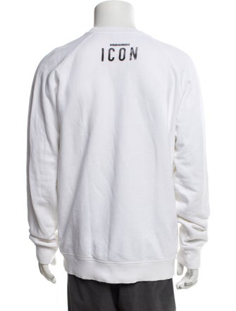 Dsquared² Graphic Print Crew Neck Pullover