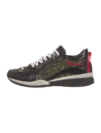 Dsquared² Suede Printed Sneakers