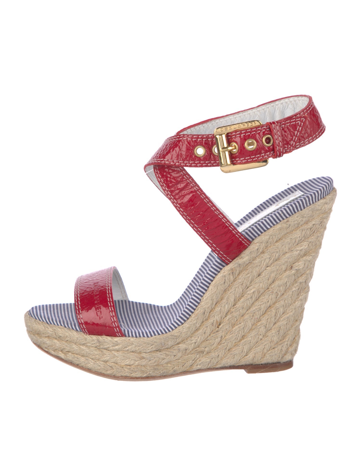 Dsquared² Vintage Leather Espadrilles