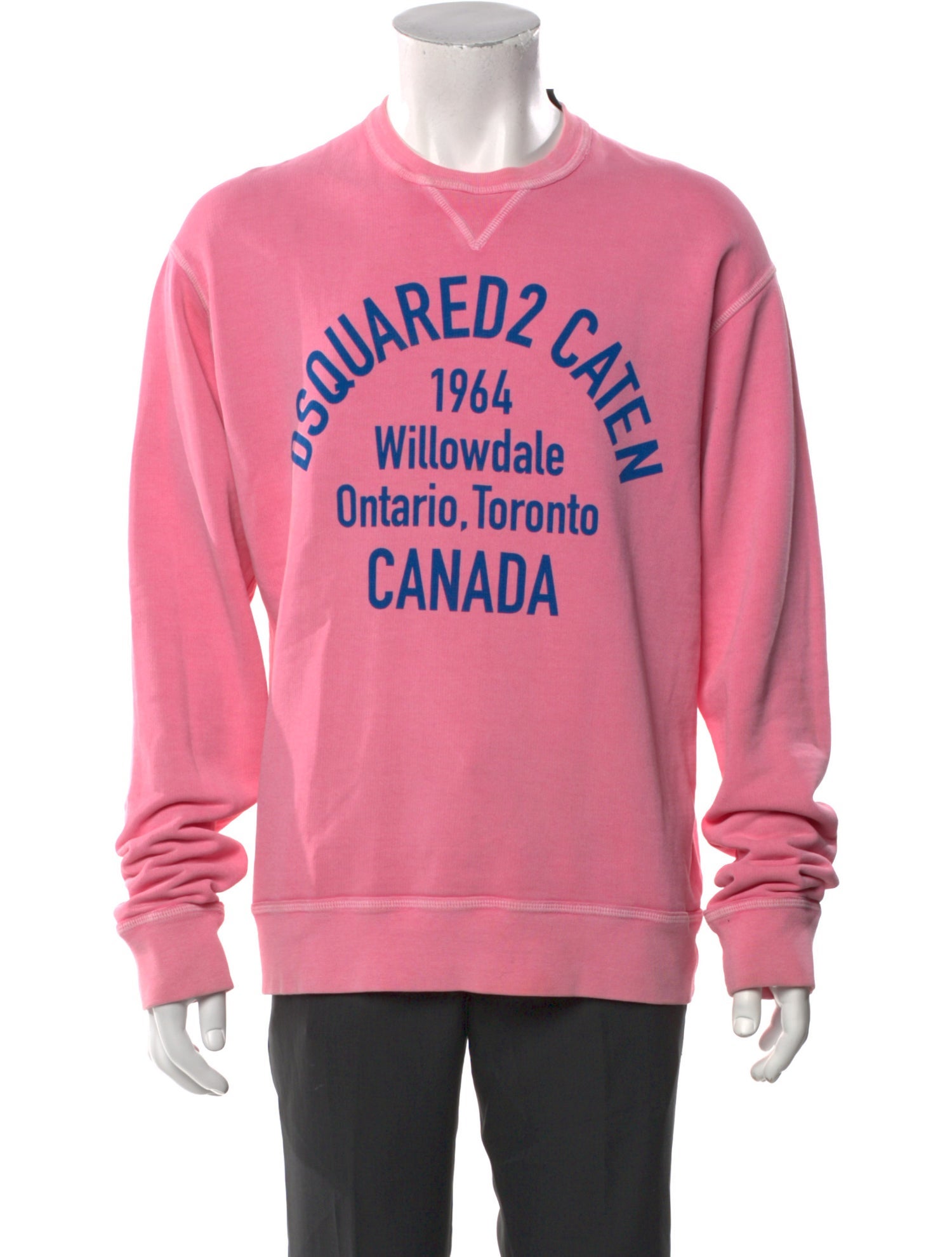 Dsquared² Graphic Print Crew Neck Sweatshirt