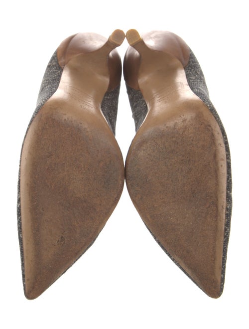 Dsquared² Velvet Floral Print Pumps