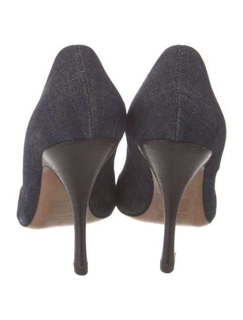 Dsquared² Denim Colorblock Pattern Pumps