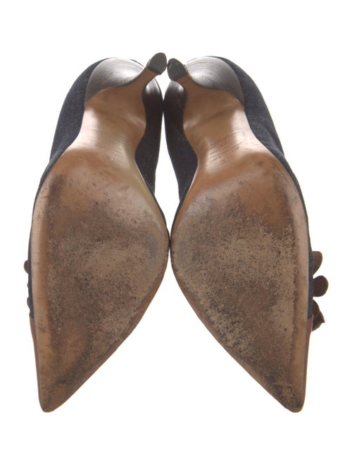 Dsquared² Denim Colorblock Pattern Pumps