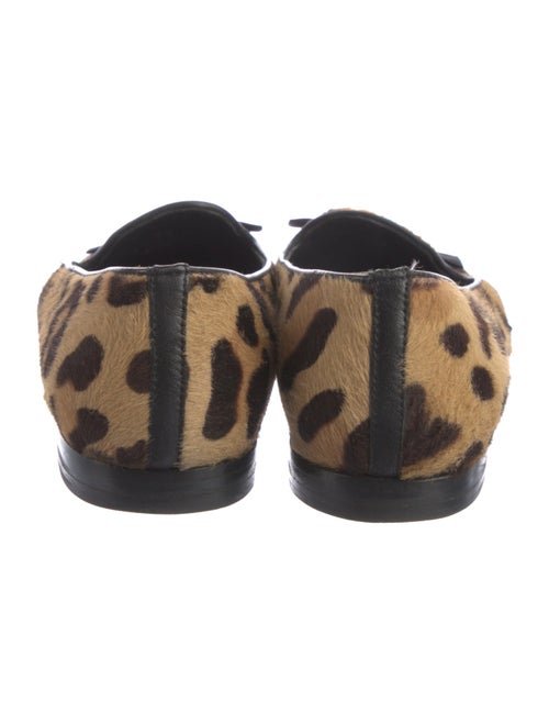 Dsquared² Ponyhair Animal Print Loafers