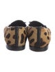 Dsquared² Ponyhair Animal Print Loafers
