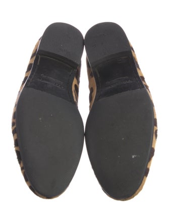 Dsquared² Ponyhair Animal Print Loafers