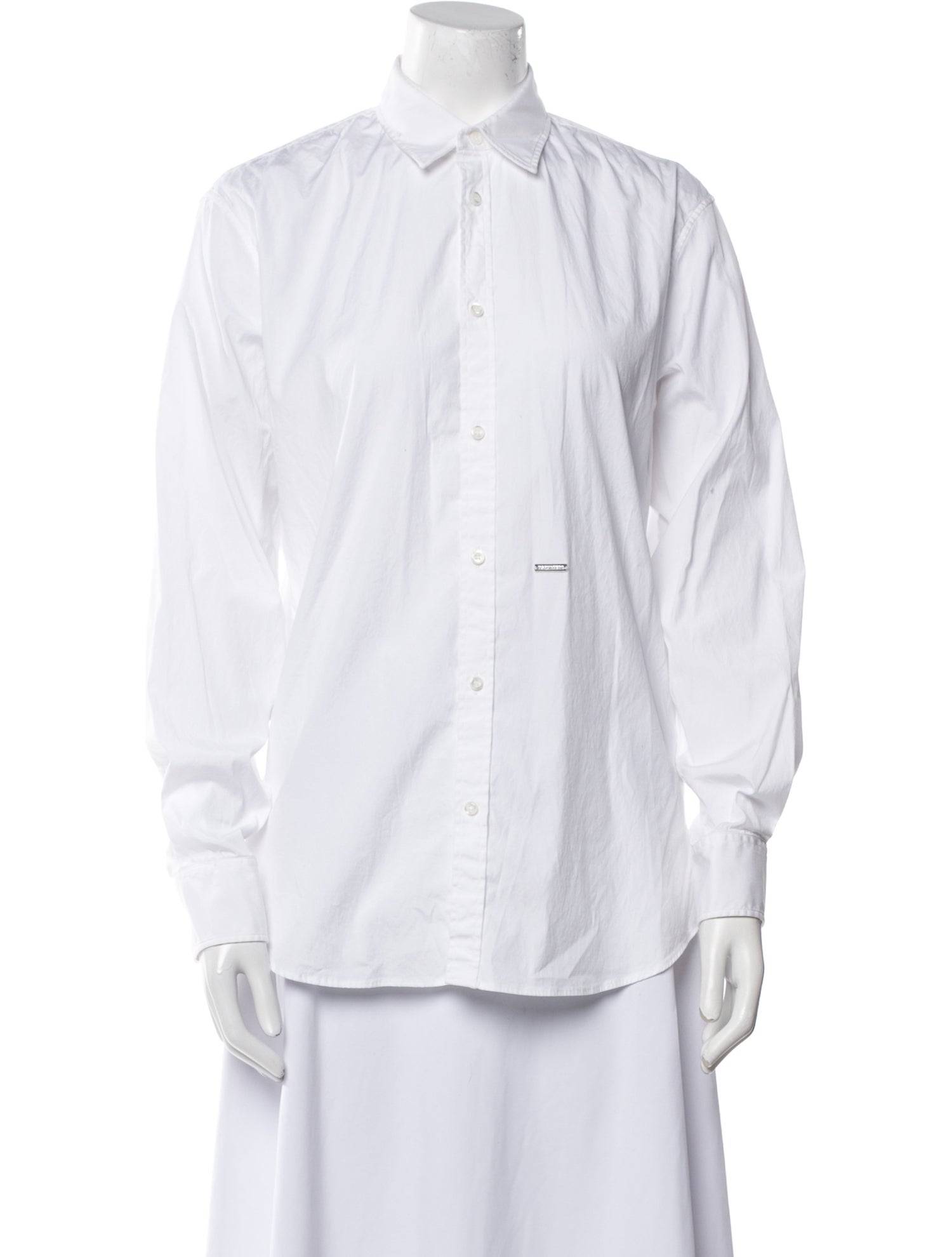 Dsquared² Long Sleeve Button-Up Top