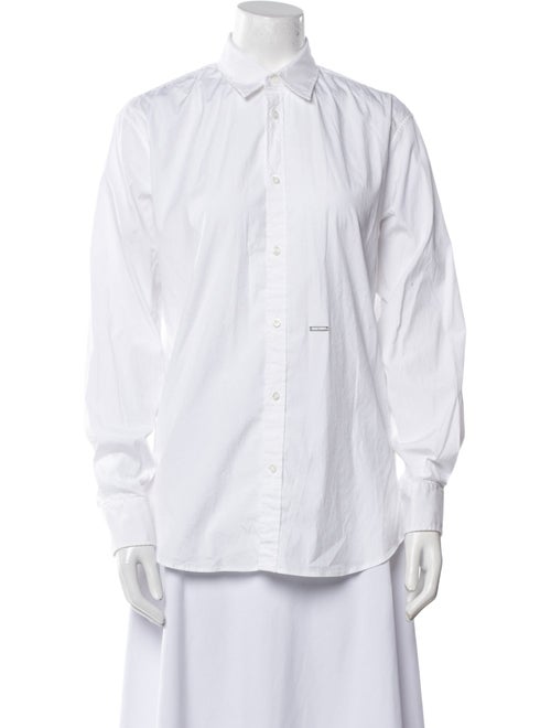 Dsquared² Long Sleeve Button-Up Top