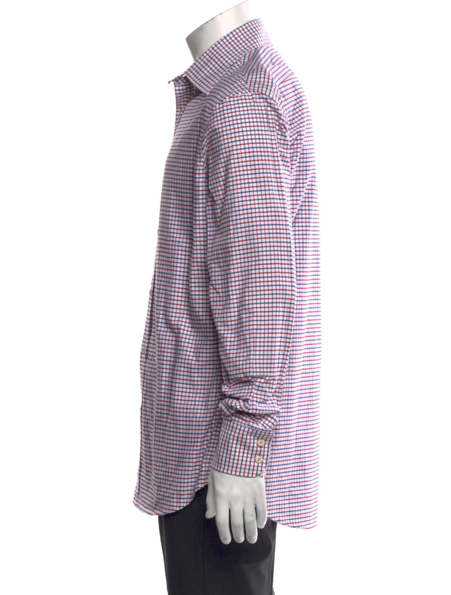 Dsquared² Plaid Print Long Sleeve Dress Shirt