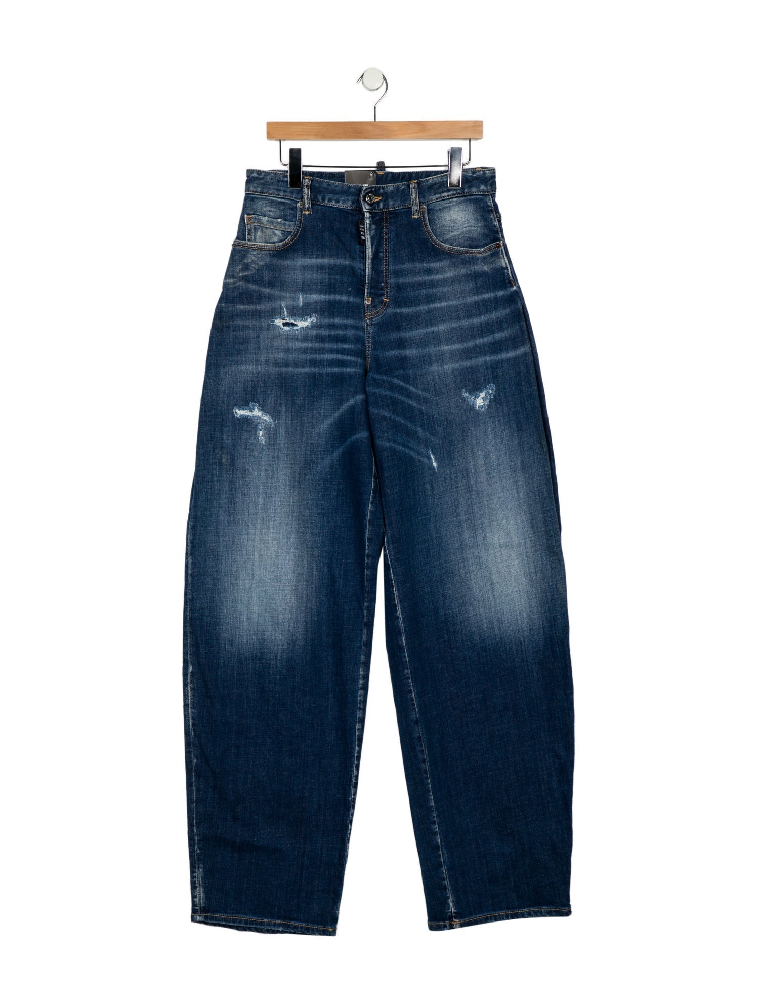 Dsquared² High-Rise Wide Leg Jeans
