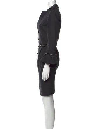 Dsquared² Mock Neck Mini Dress