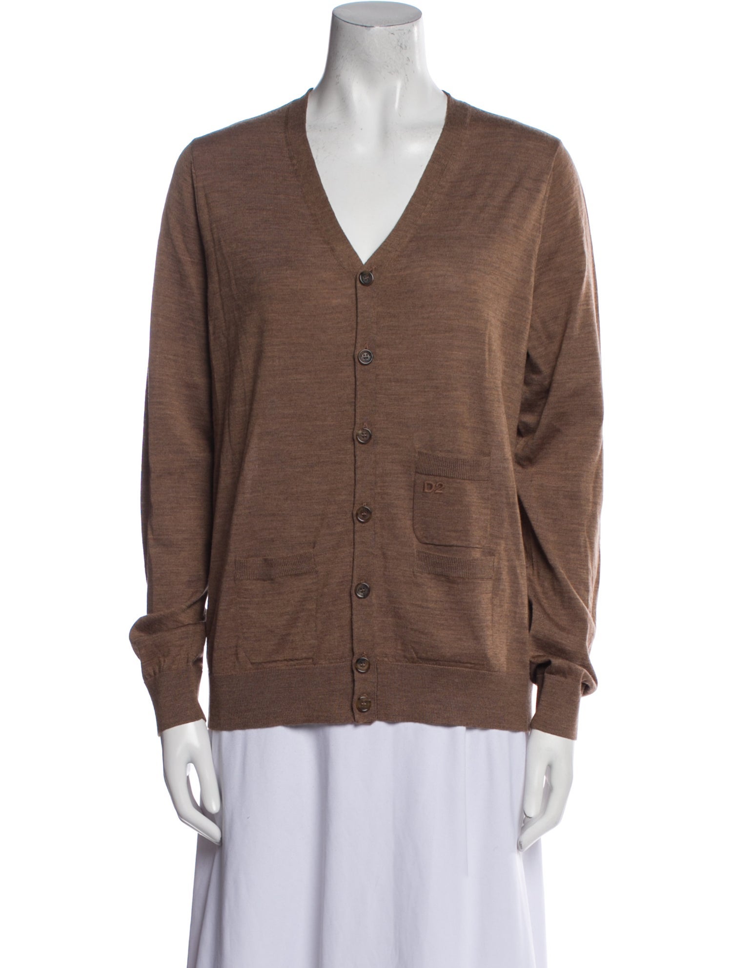 Dsquared² Wool V-Neck Sweater