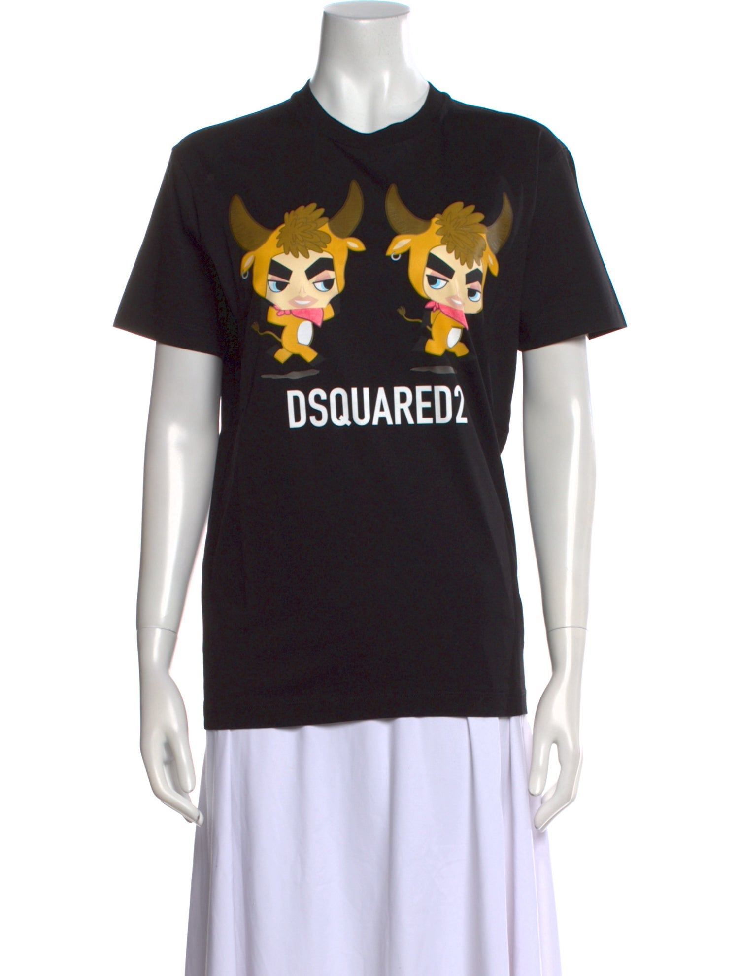Dsquared² Graphic Print Crew Neck T-Shirt w/ Tags