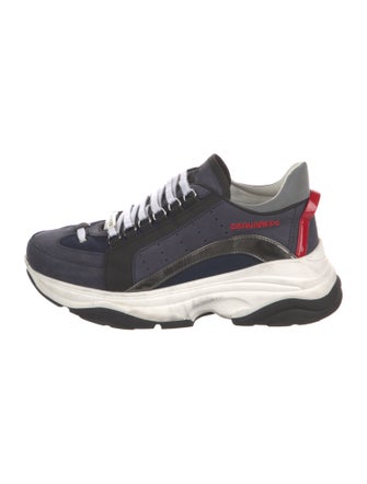 Dsquared² Leather Printed Sneakers