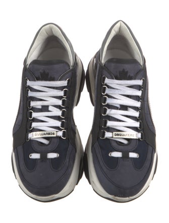 Dsquared² Leather Printed Sneakers