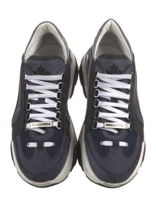 Dsquared² Leather Printed Sneakers