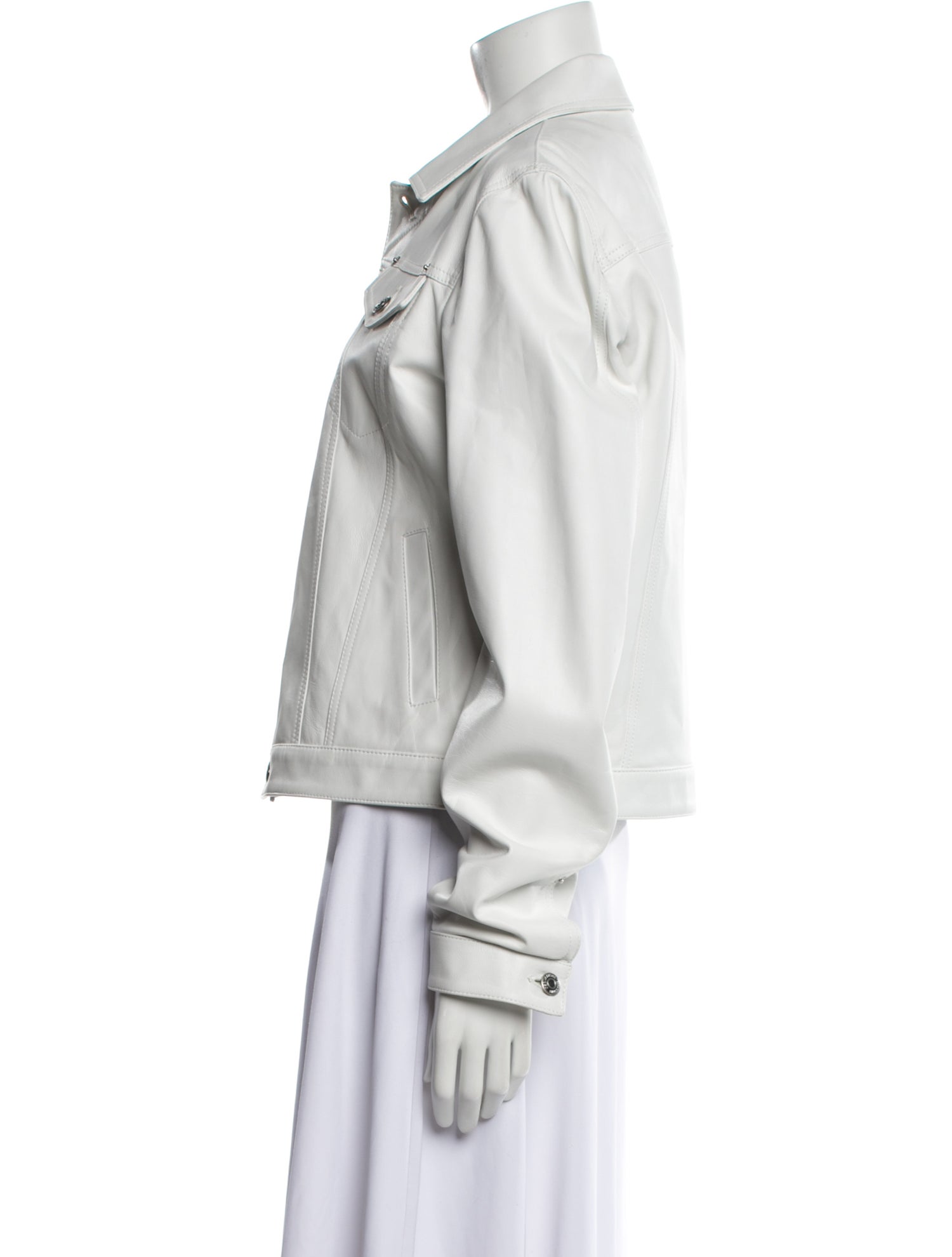 Dsquared² Leather Denim Jacket