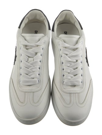 Dsquared² Leather Colorblock Pattern Sneakers