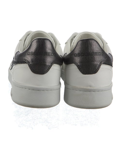 Dsquared² Leather Colorblock Pattern Sneakers