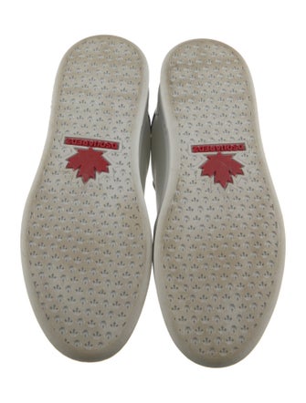 Dsquared² Leather Colorblock Pattern Sneakers