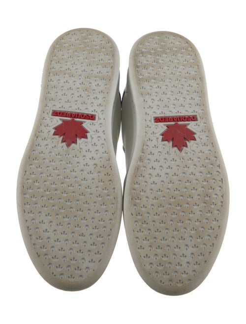 Dsquared² Leather Colorblock Pattern Sneakers