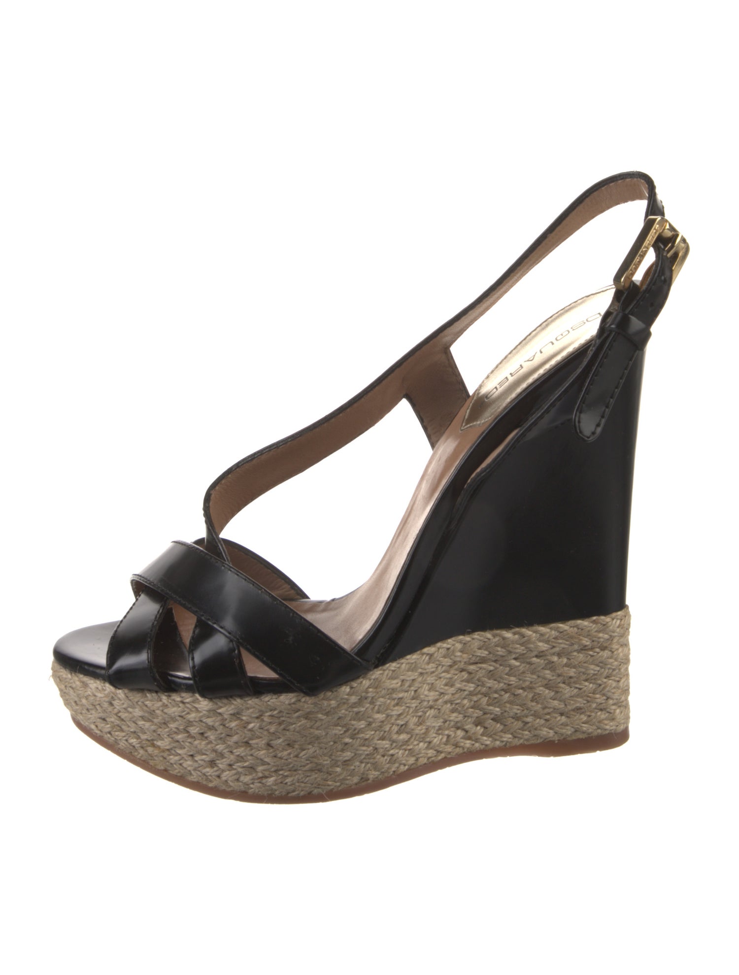 Dsquared² Leather Espadrilles