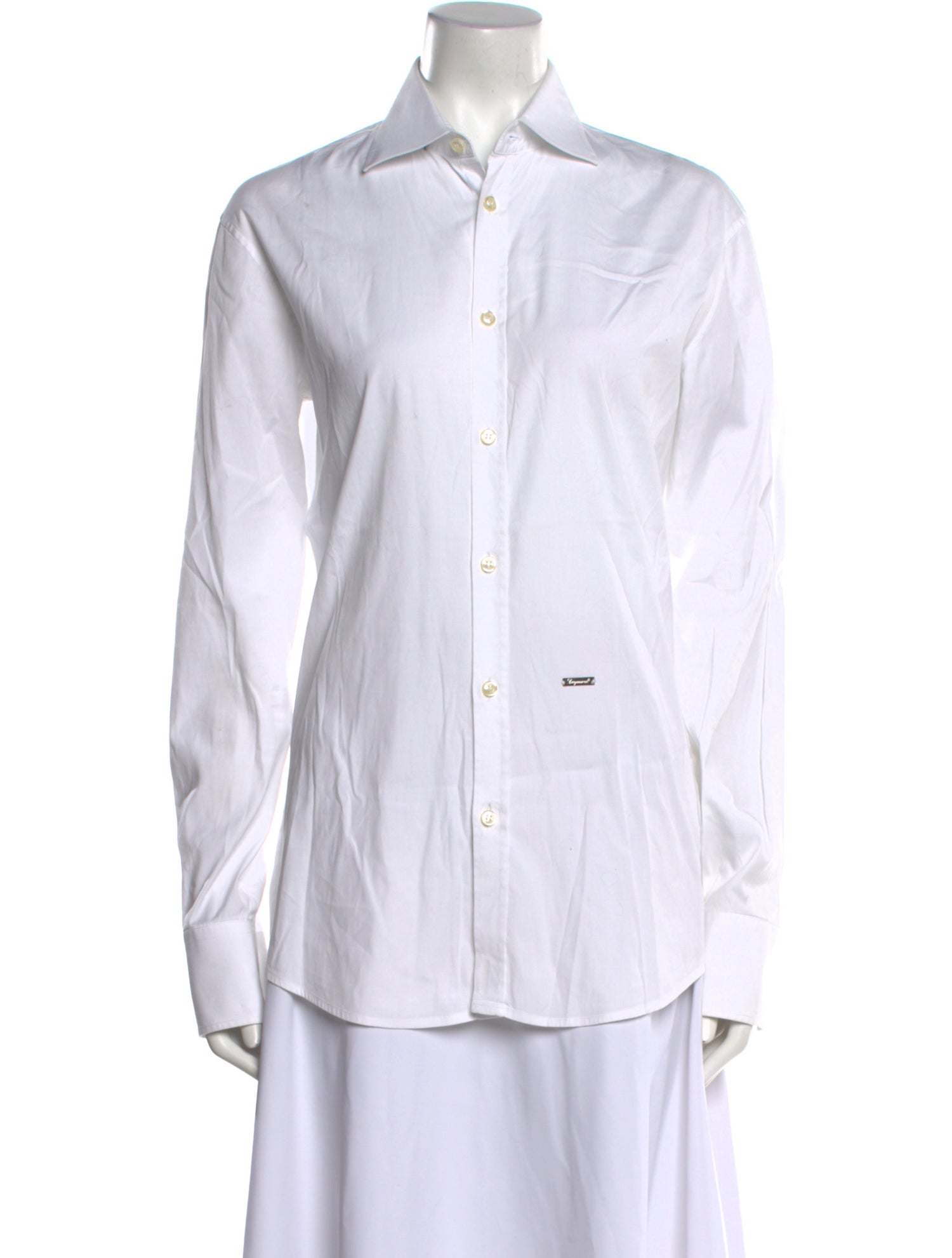 Dsquared² Long Sleeve Button-Up Top