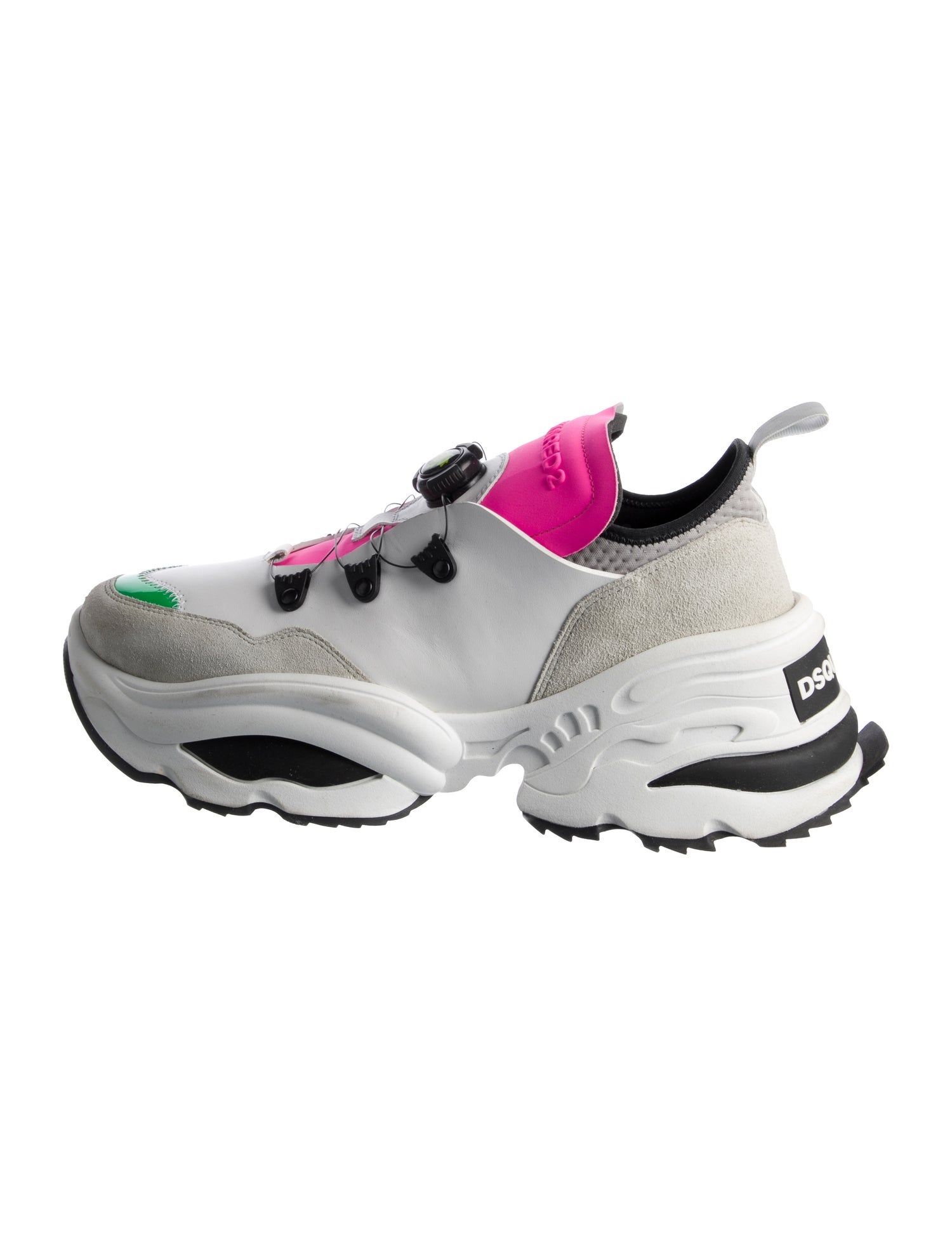 Dsquared² Colorblock Pattern Athletic Sneakers