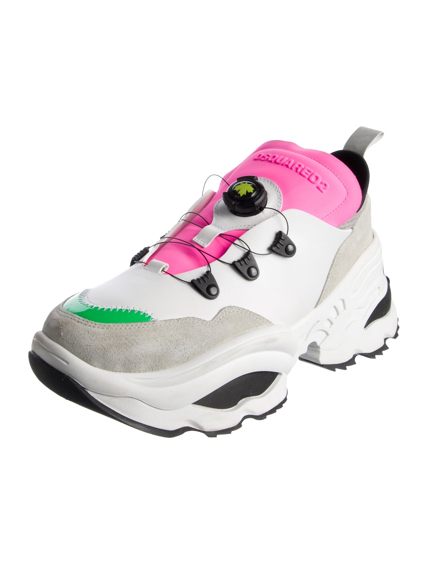 Dsquared² Colorblock Pattern Athletic Sneakers