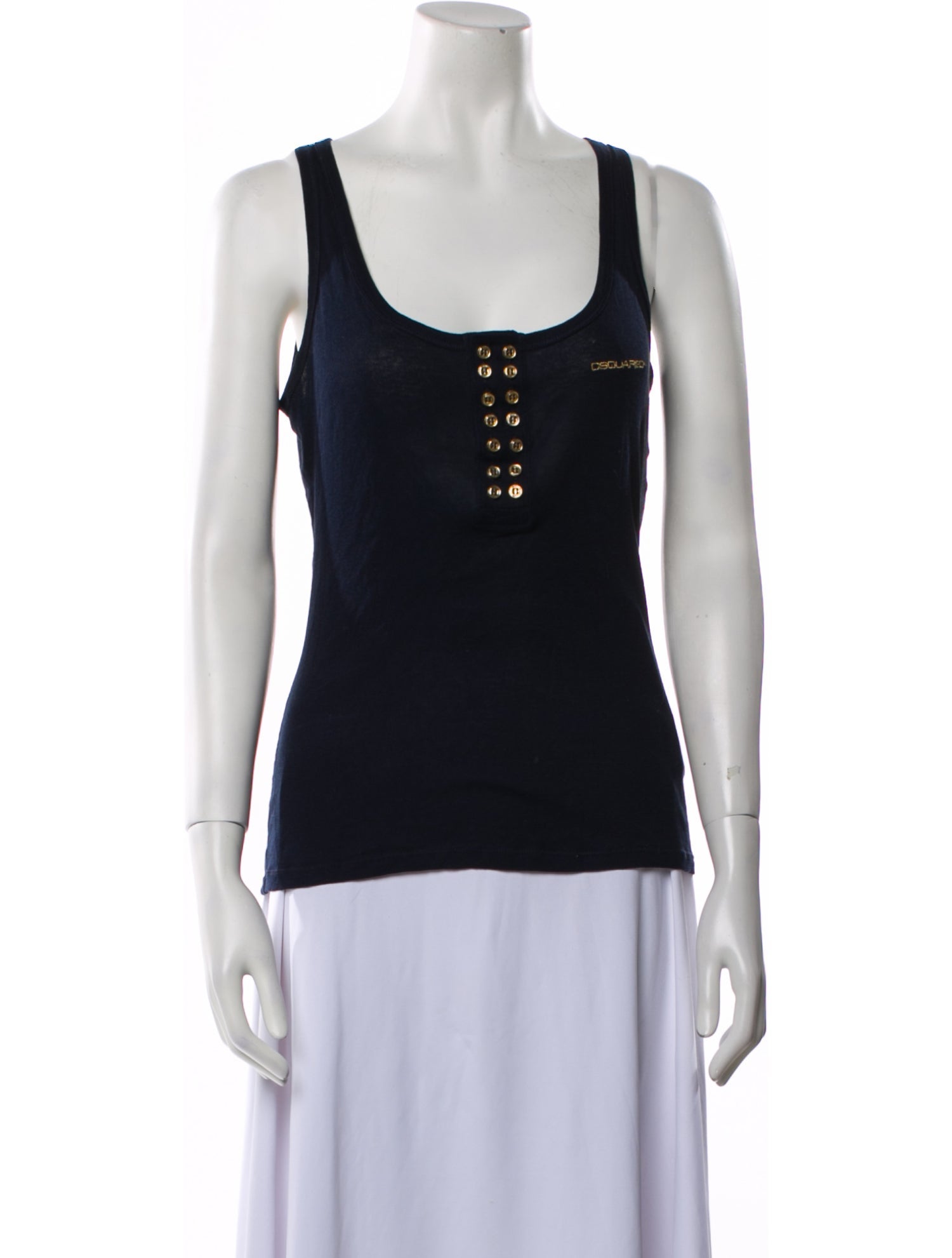 Dsquared² Scoop Neck Sleeveless Top