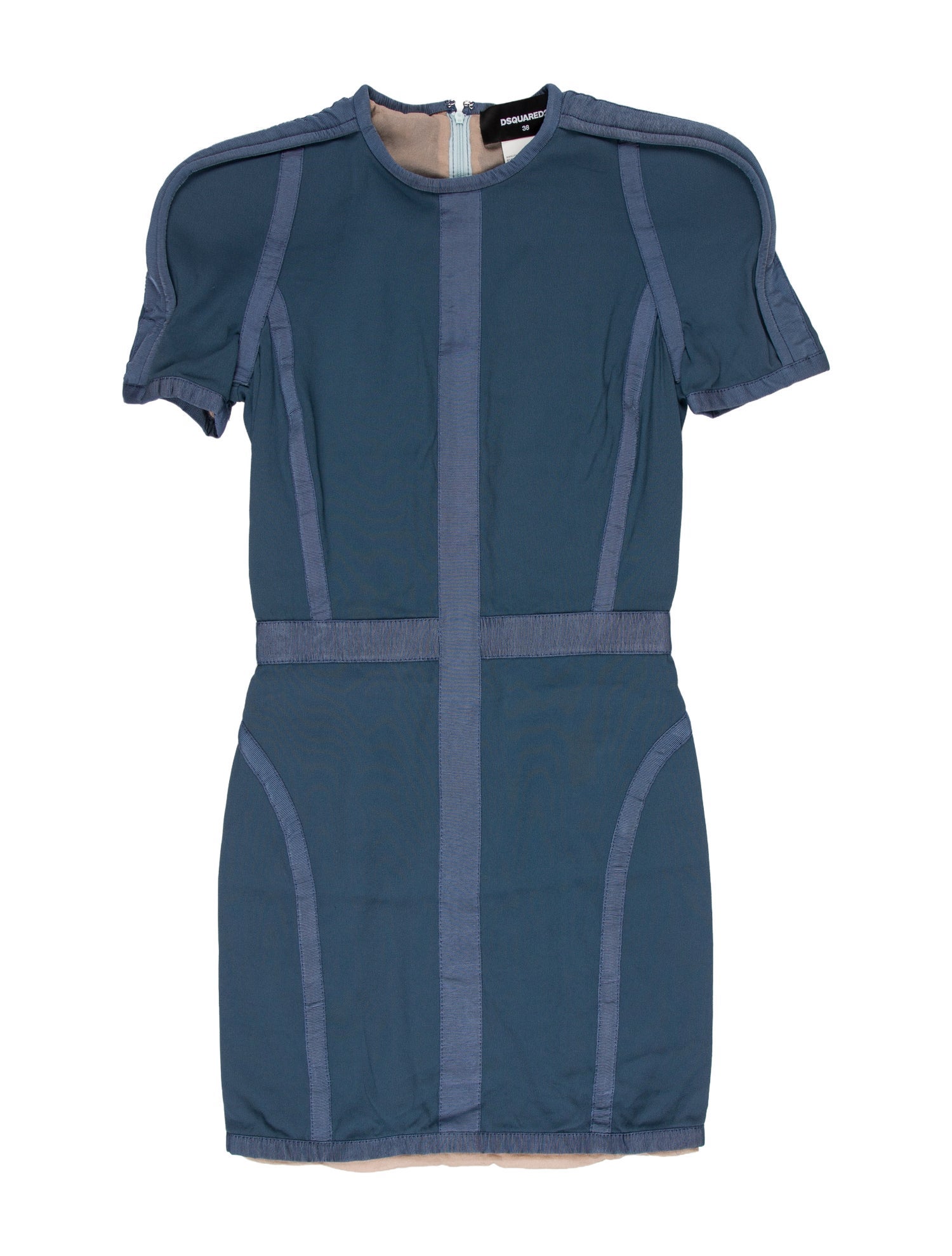 Dsquared² Mock Neck Mini Dress