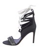 Dsquared² Leather Printed Gladiator Sandals