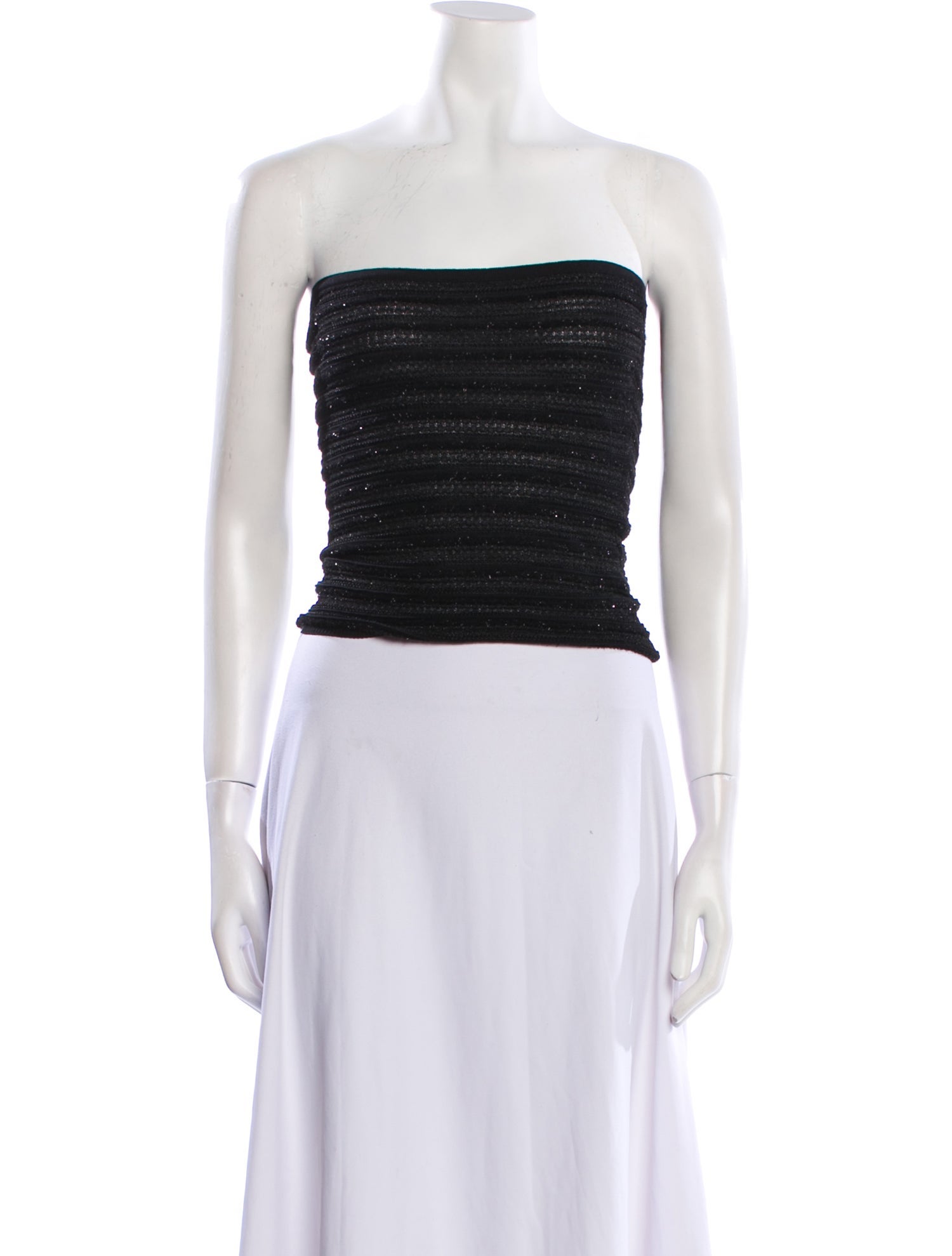 Dsquared² Strapless Crop Top