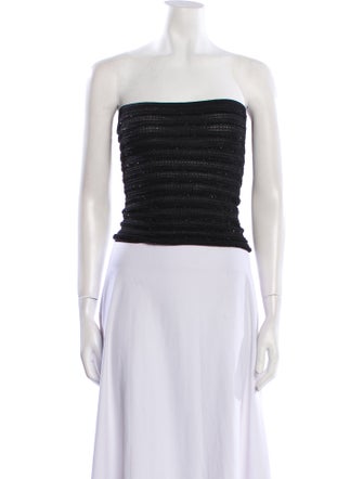 Dsquared² Strapless Crop Top