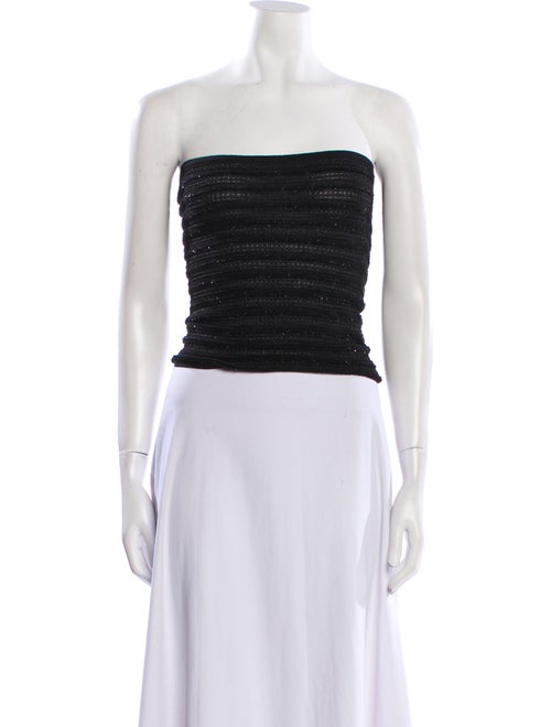 Dsquared² Strapless Crop Top