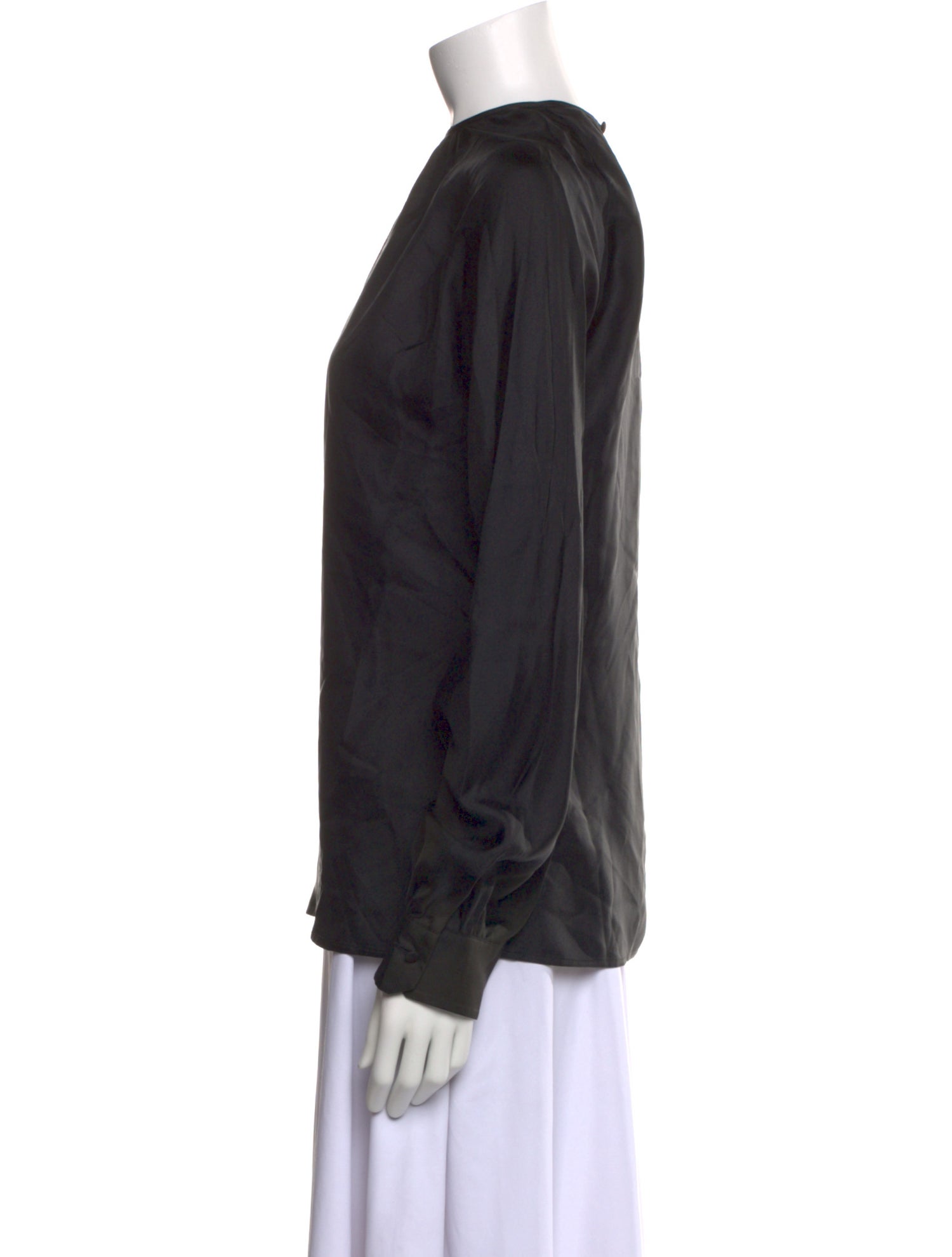 Dsquared² Silk Mock Neck Blouse