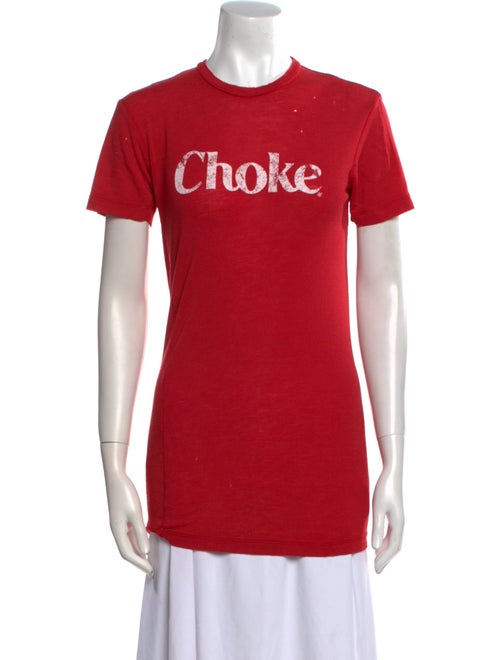 Dsquared² Wool Graphic Print T-Shirt