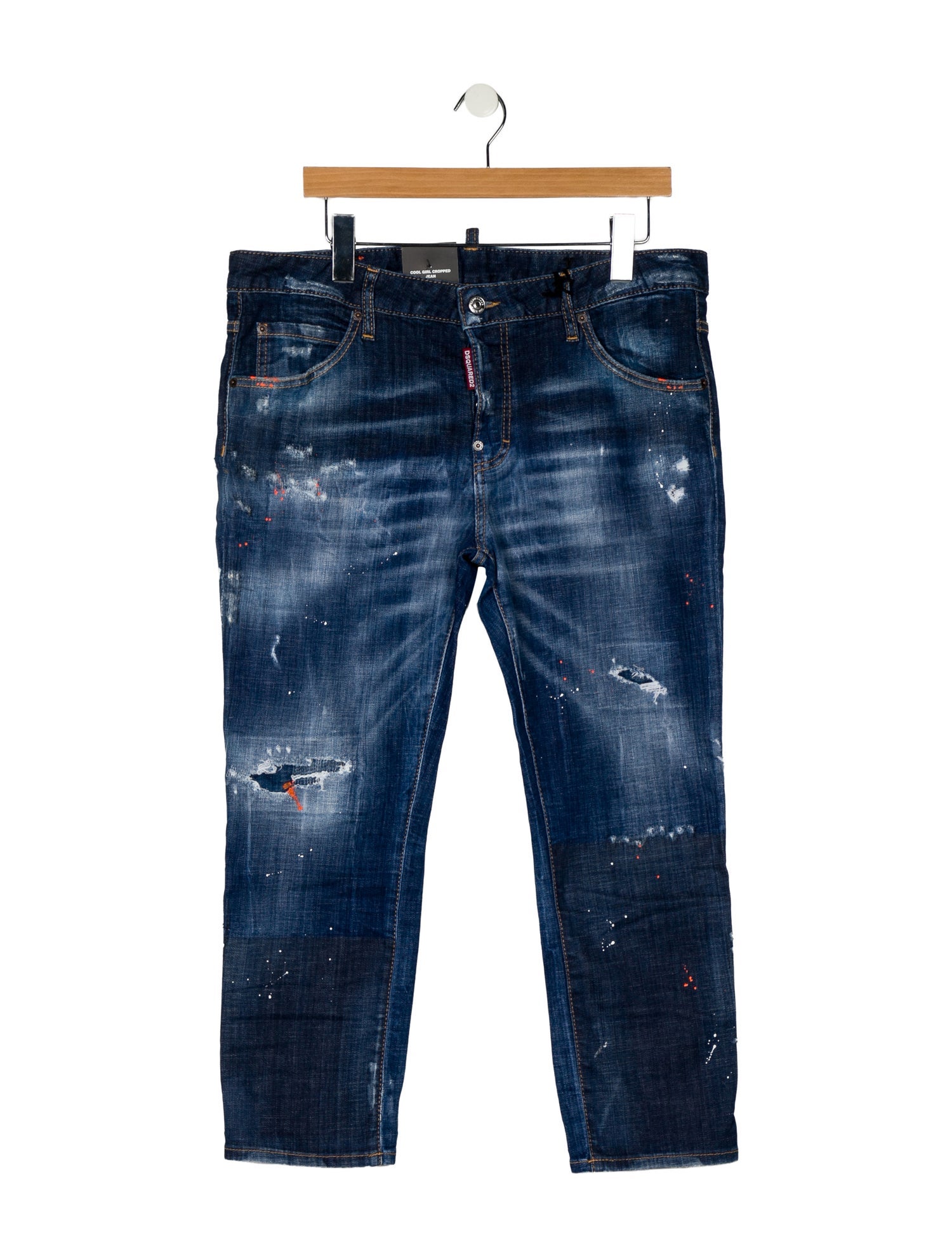 Dsquared² Mid-Rise Straight Leg Jeans w/ Tags