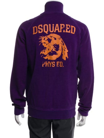 Dsquared² Mock Neck Long Sleeve Sweatshirt