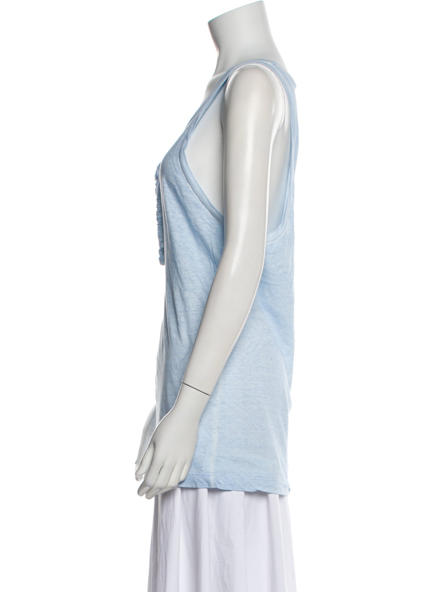 Dsquared² Graphic Print Scoop Neck Top