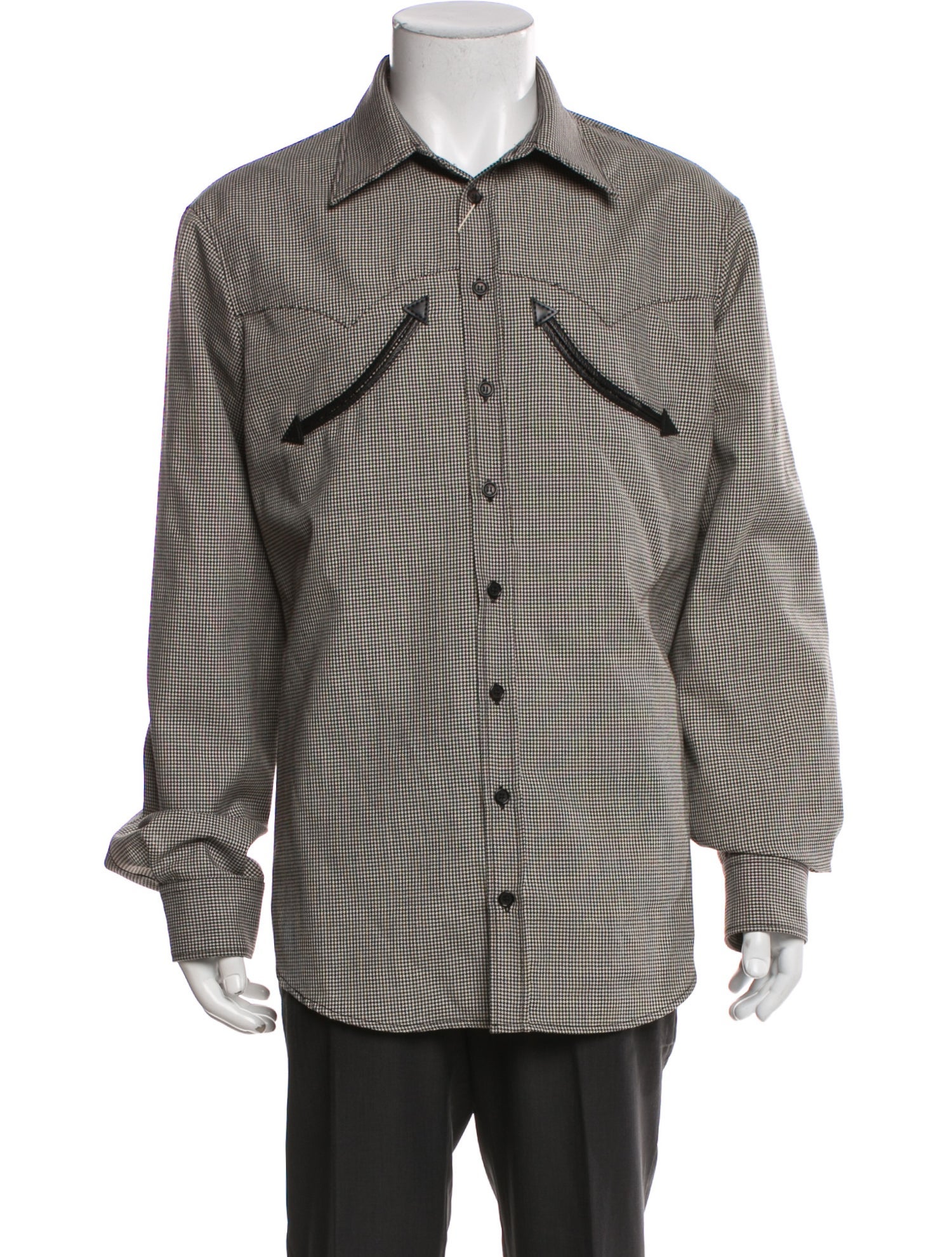 Dsquared² Mohair Houndstooth Print Puffer Coat w/ Tags