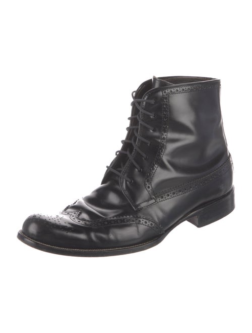Dsquared² Leather Lace-Up Boots