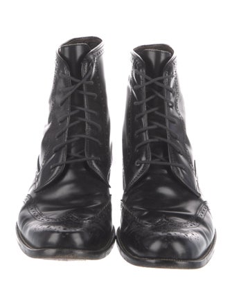 Dsquared² Leather Lace-Up Boots