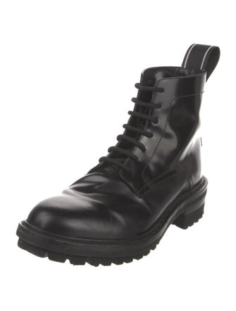 Dsquared² Leather Combat Boots