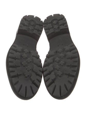 Dsquared² Leather Combat Boots